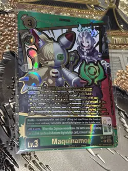 Digimon Card Game Makinamon EX11-027 Rare Pull Dawn Of Liberator - Image 1