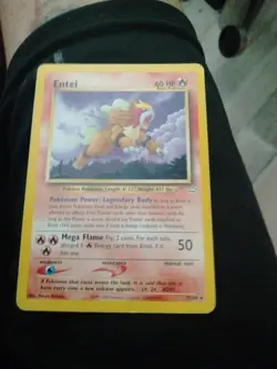 Pokemon TCG Entei Neo Revelation Card 17/64 Unlimited Rare - Image 1