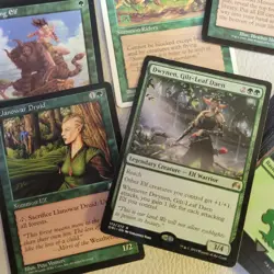 Dwynen, Gilt-Leaf Daen ELVES/ELF Tribe COMMANDER MAGIC DECK Whole 100 MTG Cards - Image 1