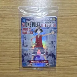 One Piece Monkey.D.Luffy US Voyage Holo Gonzaga College Basketball Card - Image 1