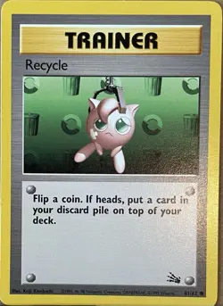 Pokemon Full TRAINER Set (5 Cards #58-62) FOSSIL Collection Card Never Played - Image 5