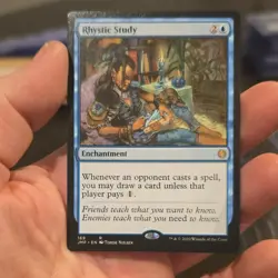 Rhystic Study Jumpstart Regular Blue Rare Enchantment Wizards 169 English - Image 1