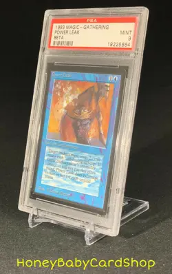 MTG Limited Edition Beta 1993 Power Leak PSA 9 Mint Old School 93/94 - Image 3