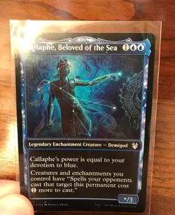 FOIL Show CALAPHE BELOVED OF THE SEA Theros Beyond Death MTG Magic the Gathering - Image 1