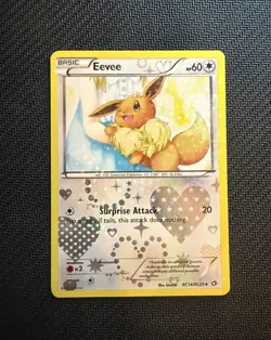 Pokemon TCG Eevee RC14/RC25 Legendary Treasures Radiant Collection Holo - LP - Image 1