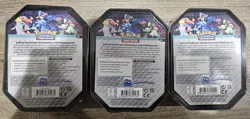 2x Meowscarada 1x Skeledirge Pokemon TCG: Paldea Partners EX Tin Factory Sealed - Image 2