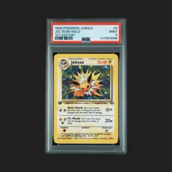 Pokemon PSA 9 1st Edition Jungle Jolteon Holo Rare (4/64) MINT - Image 1