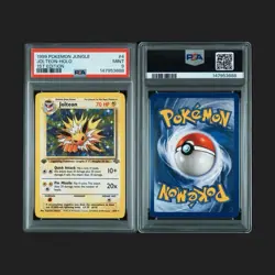 Pokemon PSA 9 1st Edition Jungle Jolteon Holo Rare (4/64) MINT - Image 3