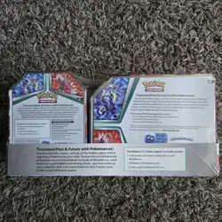 Pokemon TCG Paldea Legends Miraidon Koraidon ex Tin 2 Pack New Sealed - Image 4