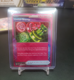 Unfair Stamp Pokemon Twilight Masquerade 165/167 ACE SPEC Rare NM - Image 1