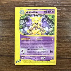 Alakazam 33/165 Rare Expedition E-Reader Regular Non Holo Pokemon - Image 1
