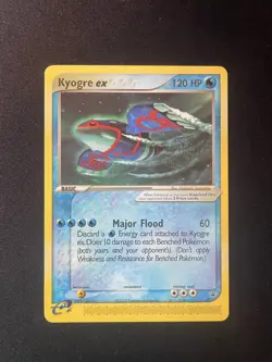 Pokemon Kyogre ex - 001 Non-Holo - Nintendo Promos (PR) - NM/LP - Image 1
