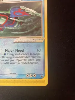 Pokemon Kyogre ex - 001 Non-Holo - Nintendo Promos (PR) - NM/LP - Image 5