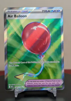 Pokemon Air Balloon #166/132 English Mega Evolution Ultra Rare - Image 1