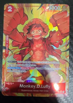 Monkey.D.Luffy First Set (Alternate Art) OP01-024 Premium Booster The Best - Image 1