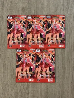ONE PIECE Heroines EB-03 Sleeved Booster pack English (Lot of 5) - Image 1