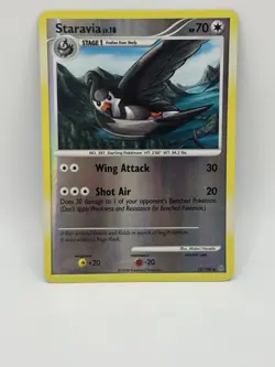 Staravia 52/100 Stormfront Reverse Holo - Pokemon Card - Image 1