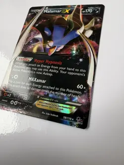 Pokemon Malamar EX 58/119 XY Phantom Forces Ultra Rare Holo Card English - Image 2