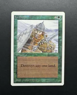 Ice Storm Unlimited MTG Magic The Gathering LP/NM - Image 1