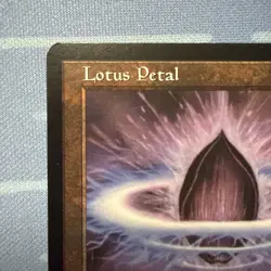 Lotus Petal - Tempest - Magic The Gathering - Vintage 1997 - Image 2