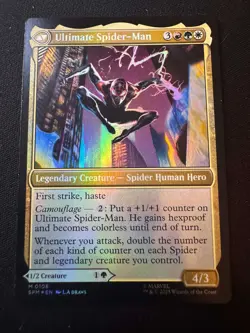 FOIL - Miles Morales 0108 MTG Marvel's Spider-Man Mythic - NM - Image 2