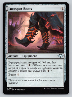 Lavaspur Boots - Outlaws of Thunder Junction - MTG - Image 1