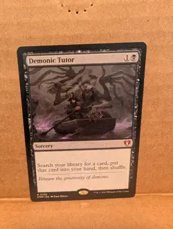 Magic the Gathering Demonic Tutor Mythic Rare Commander Masters - Image 1