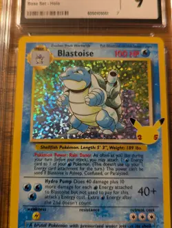 Pokemon TCG Blastoise Holo Rare 2/102 Celebrations Classic Collection - Image 2
