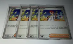 4x Crispin Pokemon TCG NM Playset Lot Trainer Uncommon - Image 2