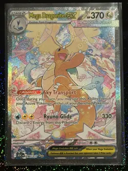 Pokemon TCG Mega Dragonite EX 290/217 SIR Pack Fresh Near Mint Ascended Heroes - Image 1