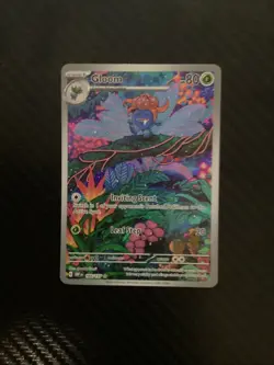 Pokemon Gloom 198/197 Illustration Rare Obsidian Flames Near Mint - Image 1
