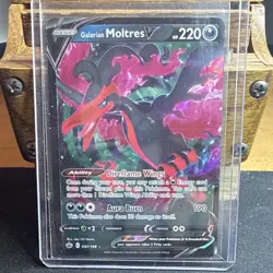 Pokemon Galarian Moltres V Swsh06 Chilling Reign 097/198 Ultra Rare Holo 220 HP - Image 1