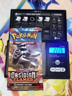 VERY HEAVY! 22.26Gram Obsidian Flames Pokemon TCG Factory Sealed Booster Pack!!! - Image 1
