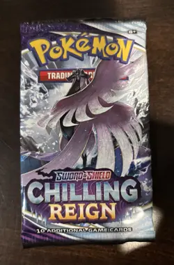 Pokemon Sword & Shield Chilling Reign Booster Pack Factory Sealed NEW 820650808463 - Image 1