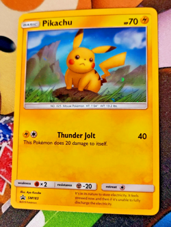 Pikachu (SM183) Sun & Moon: Black Star Promos​ - Lightly Played Holofoil Pokemon - Image 1