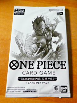 ONE PIECE CARD ENGLISH PACK TOURNAMENT VOL.2 X1 EN BOOSTER SEALED 2025 - Image 1