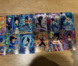 Dragon Ball Super Card Game History of Vegeta Lot – 10 SR/R/EX Cards - Image 2