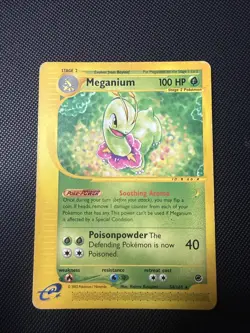 Meganium 54/165 Expedition Base Set Pokemon Card LP Rare, Non-Holo - Image 1