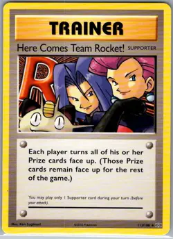 Here Comes Team Rocket! 113/108 Non Holo XY - Evolutions - Pokemon Card - NM - Image 1