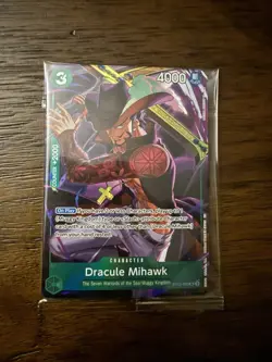 Dracule Mihawk (Illustration Box Vol.4) ST12-003 One Piece Promo Card (SEALED) - Image 1