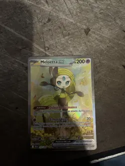 Pokemon TCG Meloetta EX Full Art Black Bolt Card 167/086 - Image 1