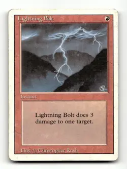 Lightning Bolt Revised Edition # Magic the Gathering - Image 1