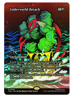 Underworld Breach - Foil - Borderless Teenage Mutant Ninja Turtles MTG - Image 1