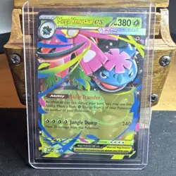 Pokemon Mega Venusaur EX Me01 Mega Evolution 003/132 Holo Double Rare 380 HP - Image 1