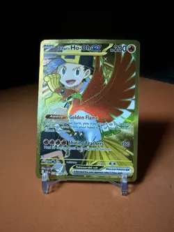 Ethan’s Ho-Oh ex Gold Secret Rare 239/182 DRI Pokemon Card Hyper Rare NM - Image 1