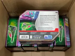 Pokemon Paradox Destinies Walking Wakes ex Tin LOT OF 5 - Image 2
