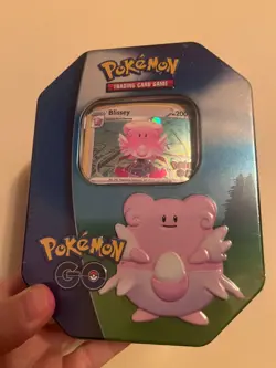 Pokemon TCG Pokemon Go Tin Blissey Factory Sealed - Image 1