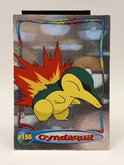 Cyndaquil #155 | 2001 Topps Johto Series 1 Hologram Rare 2 Of 9 Pokemon - Image 1