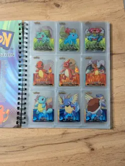 Album 124 carte Pokemon rainbow lamincards Edibas 2005 quasi completo Charizard - Image 1