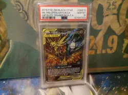 Pokemon Moltres Zapdos Articuno GX Hidden Fates Black Star Promo SM210 PSA 10 - Image 1